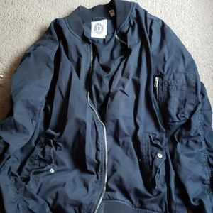 Mens blue bomber jacket
